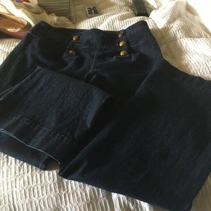 Lauren Sailor jeans one button missing
